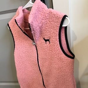 Victoria’s Secret PINK vest size small fleece